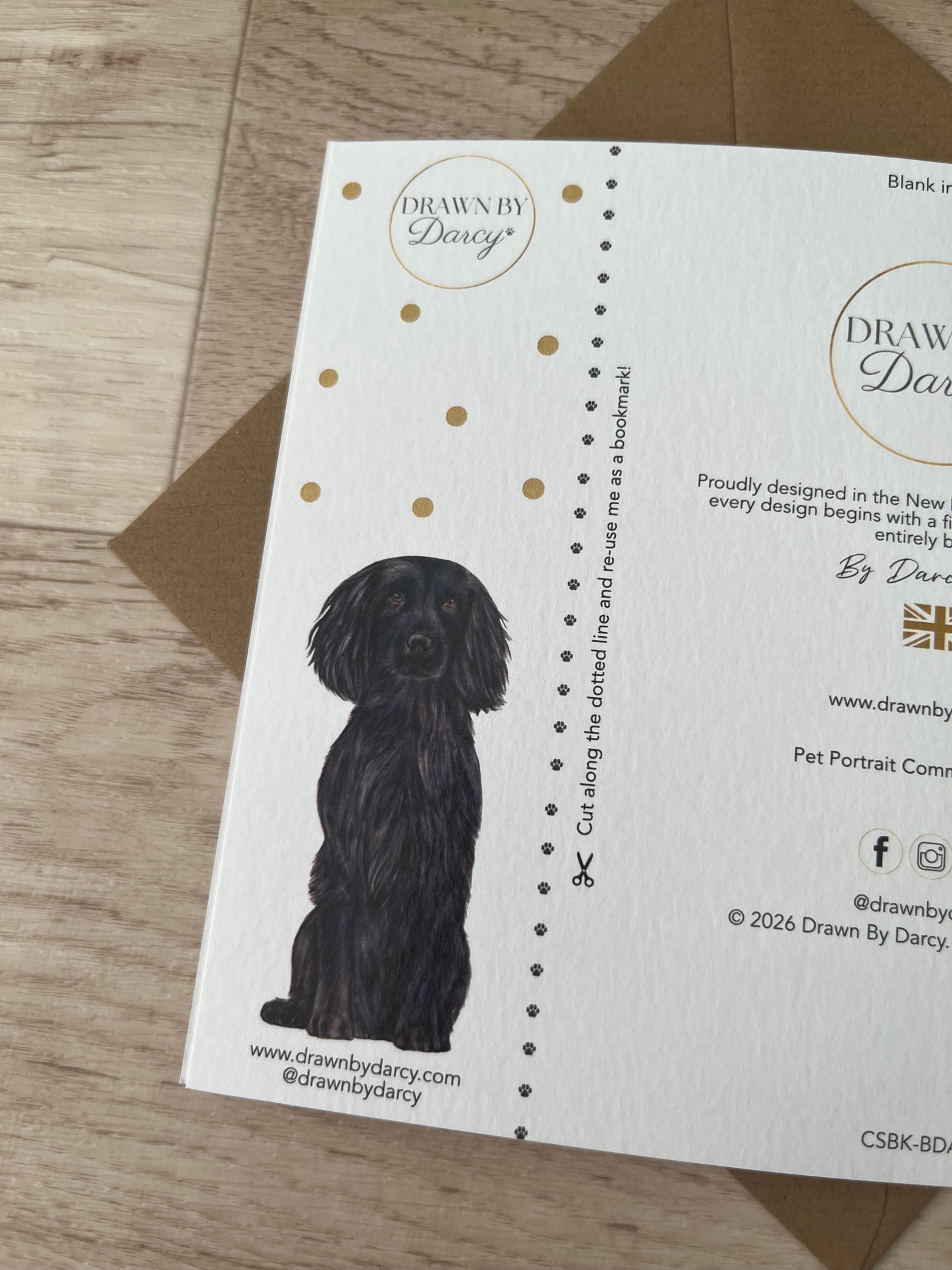 NEW! Cocker Spaniel Black Birthday Greetings Card