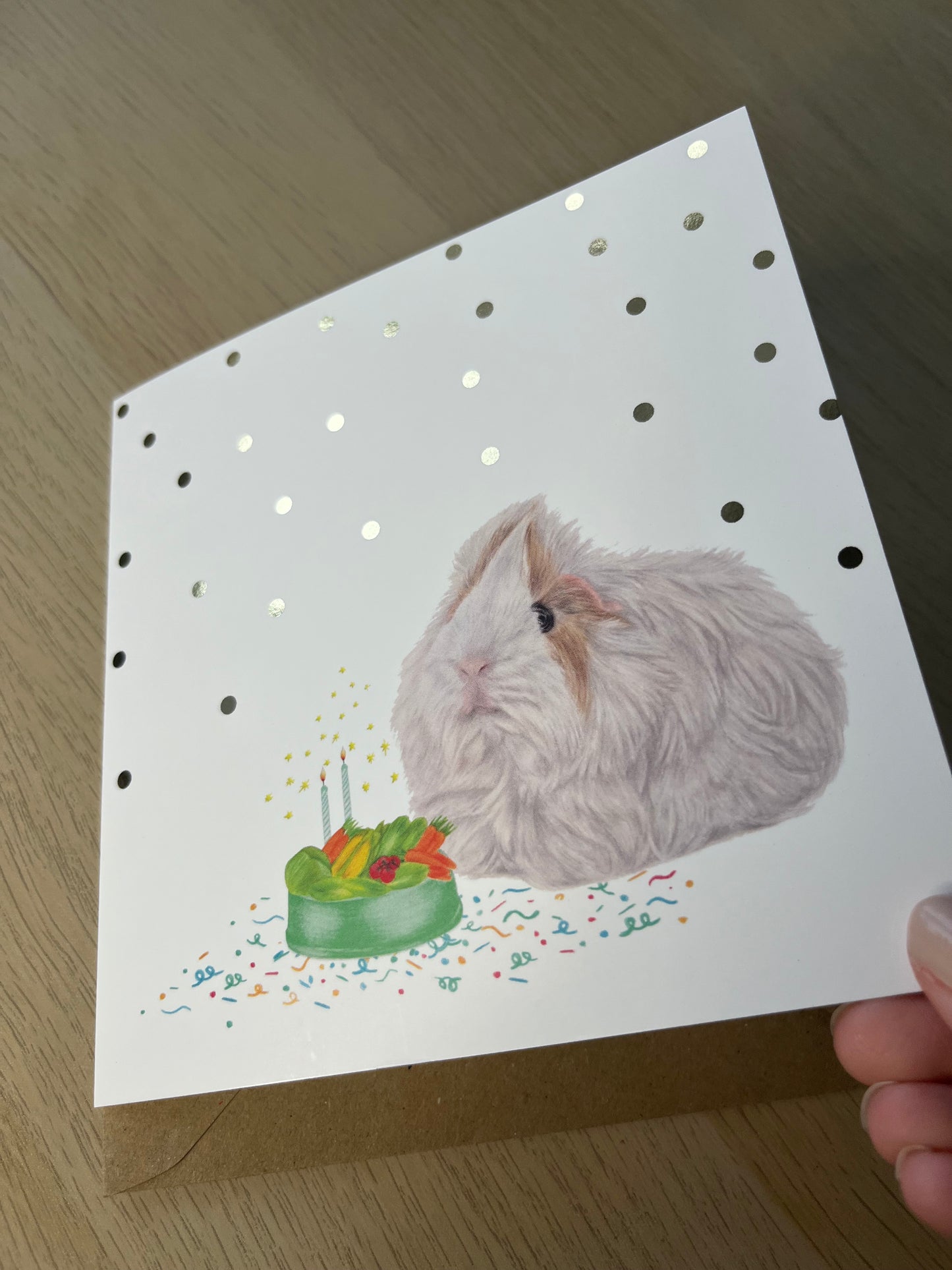 Guinea Pig Birthday Greetings Card