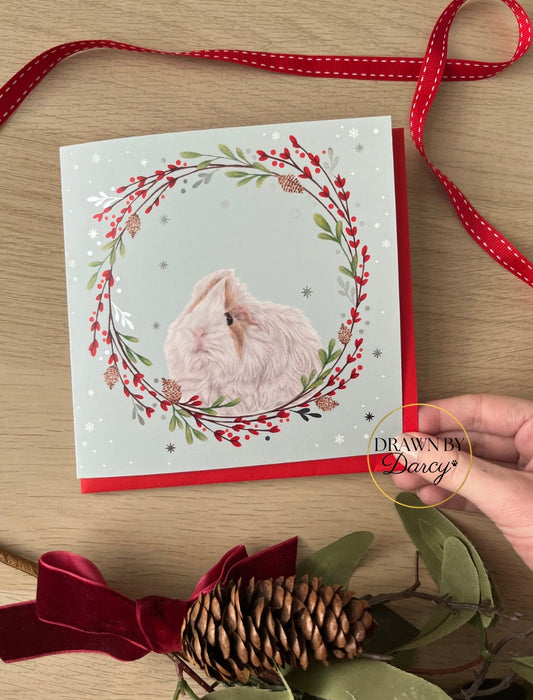 Guinea Pig Christmas Greetings Card
