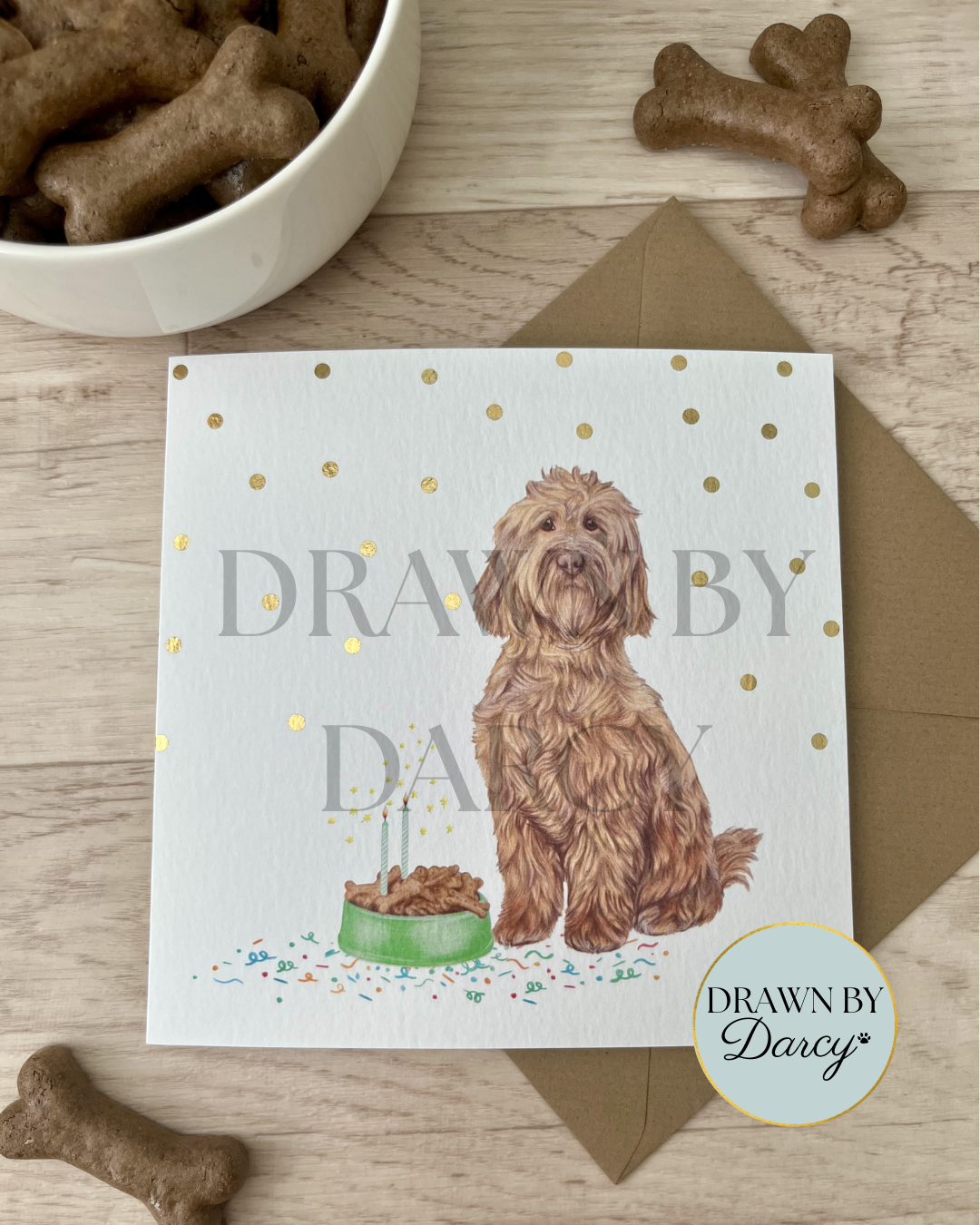 NEW! Cockapoo Birthday Greetings Card